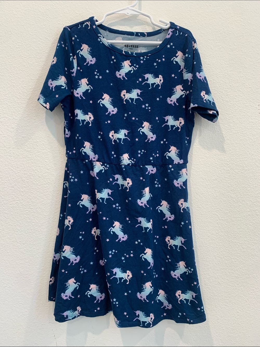 Squeeze Girls Unicorn Dress 6/6x